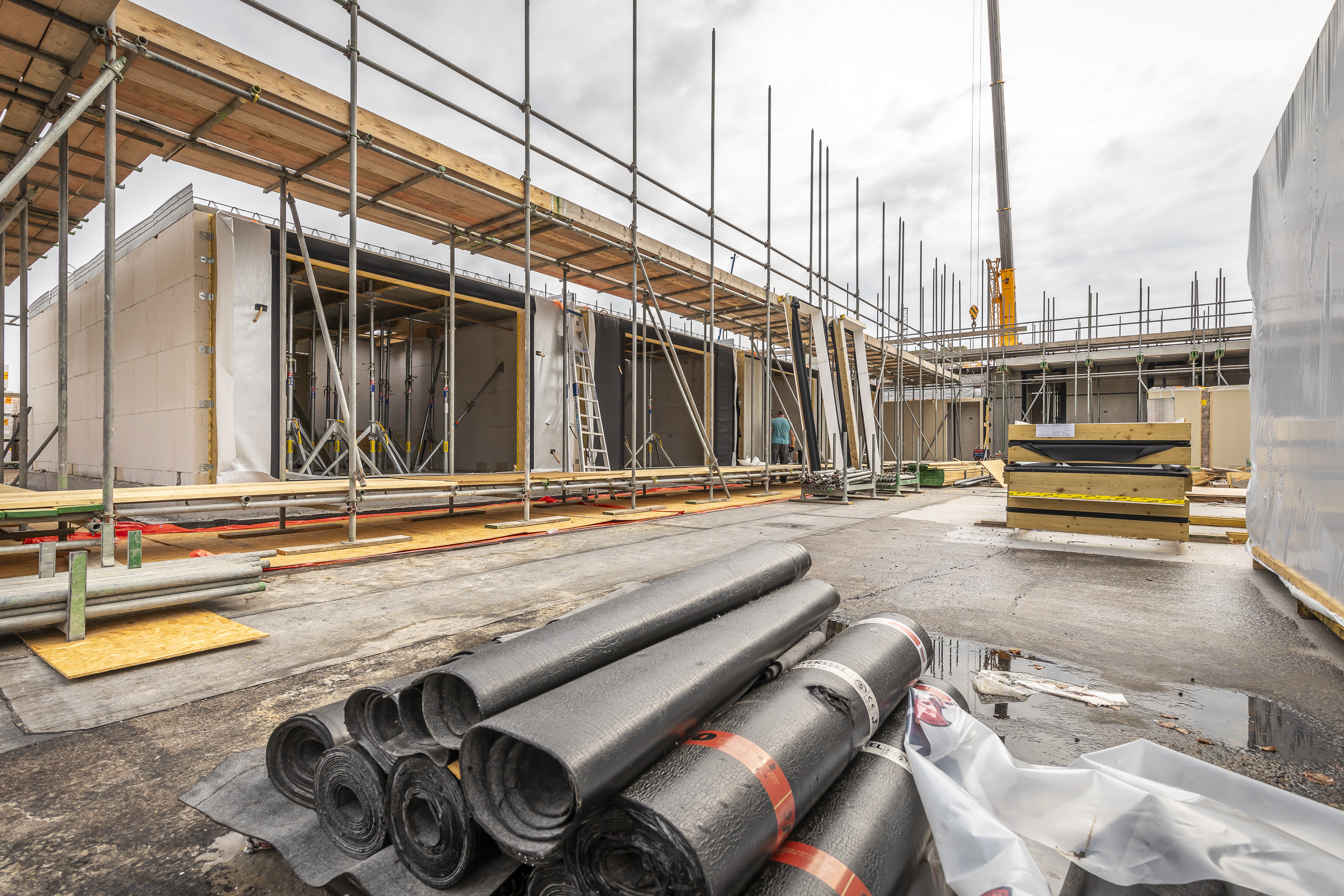 Bouwproductie Roosendaal komt op stoom