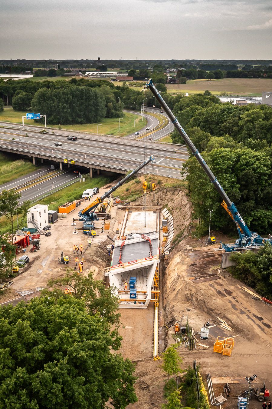 Aanleg fietstunnel snelfietspad F58