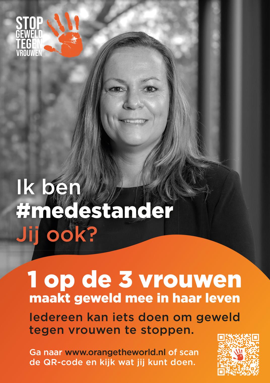 Voorbeeld poster Orange the World